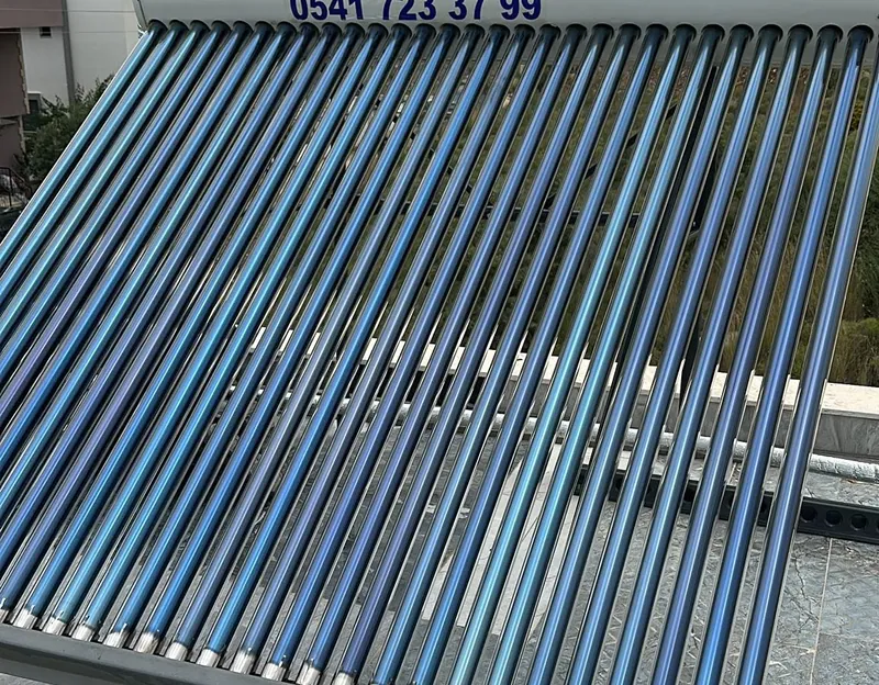 35 Isı Market vakum tüplü güneş enerjisi sıcak su sistemi uygulaması